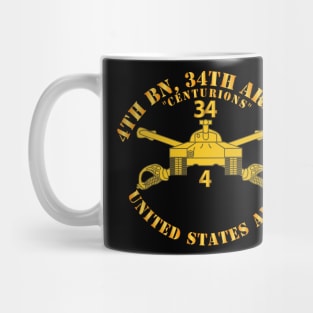 4th Bn, 34th Armor - Centurions  - Armor Branch Mug